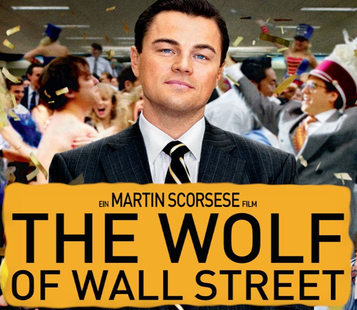 the wolf of wall street placard