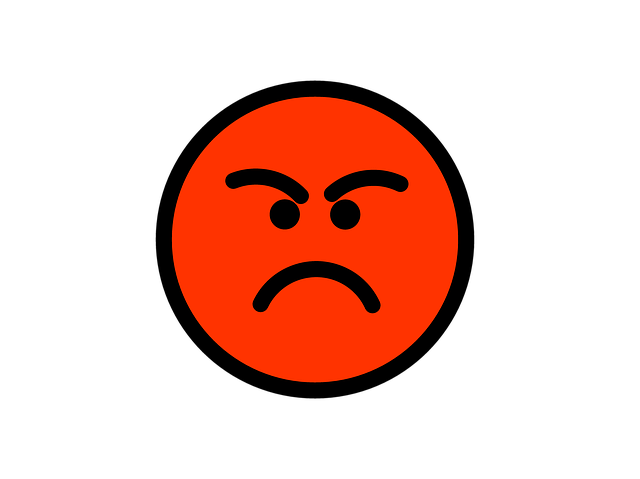 red angry or upset emoji